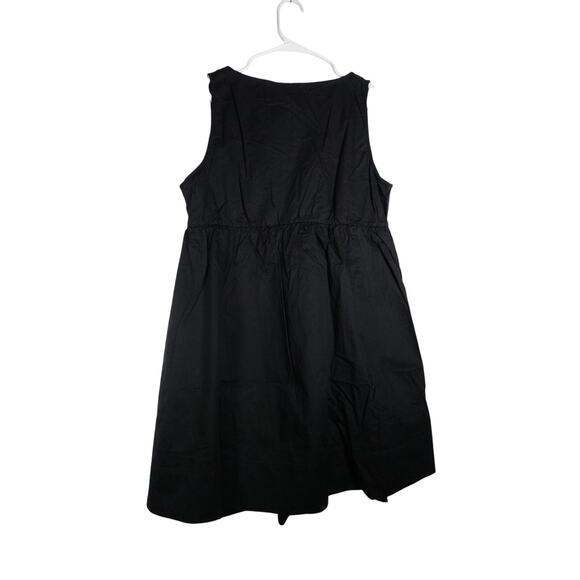 New Tuckernuck Pomander Place Black Sleeveless Gathered Porto Dress XL 1872-P - Picture 3 of 11